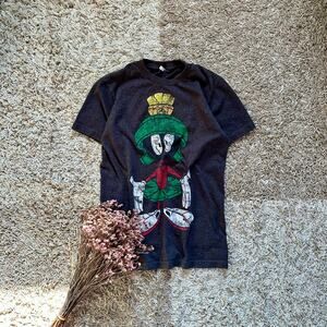 80s-90s Vintage Soft Spun USA Marvin The Martian Brown Tee Men’s Size S